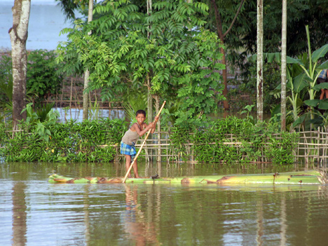 Rafting through